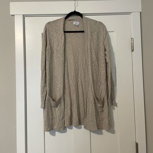 Beige old navy cardigan